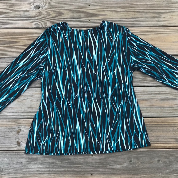 Notations Women Blouse Top Shirt With Fabric Belt - Picture 6 of 8